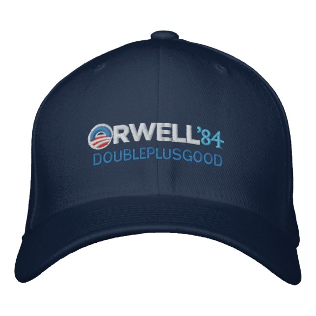Orwell 1984 Hat Bestickte Kappe (Vorderseite)
