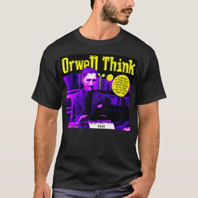 Orwell Think T-Shirt (Vorderseite)