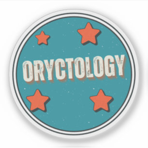 Oryktologie Aufkleber
