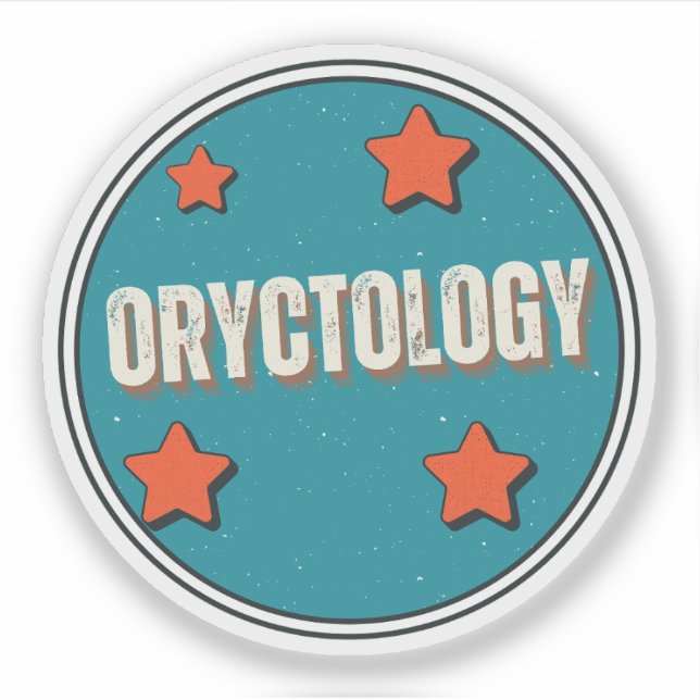 Oryktologie Aufkleber (Vorderseite)
