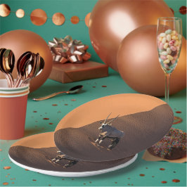 Oryx am Rand, Namibia Pappteller