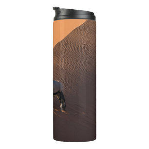 Oryx am Rand, Namibia Thermosbecher