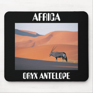 Oryx-Antilope, ORYX-ANTILOPE, AFRIKA Mousepad