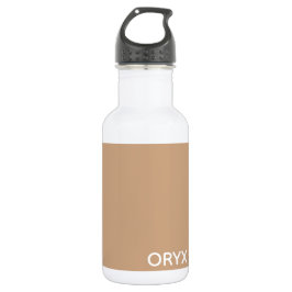 oryx-braune Farbe Edelstahlflasche