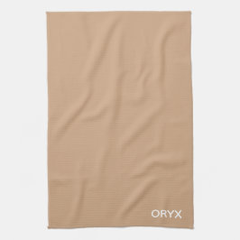 oryx-braune Farbe Geschirrtuch