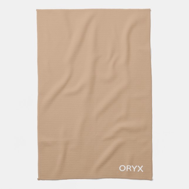 oryx-braune Farbe Geschirrtuch (Vertikal)