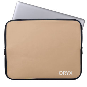 oryx-braune Farbe Laptopschutzhülle