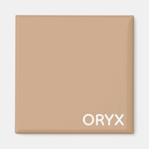 oryx-braune Farbe Magnet