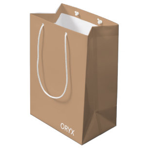 oryx-braune Farbe Mittlere Geschenktüte
