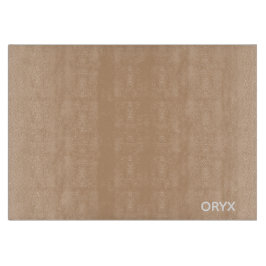 oryx-braune Farbe Schneidebrett