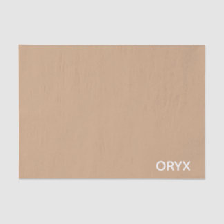 oryx-braune Farbe Seidenpapier