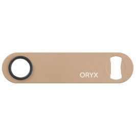 oryx-braune Farbe Speed Flaschenöffner