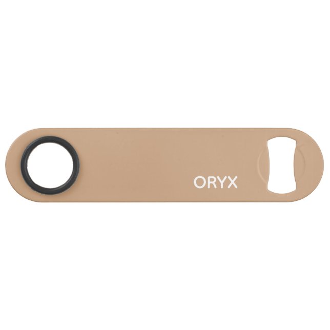 oryx-braune Farbe Speed Flaschenöffner (Vorderseite (Horizontal))