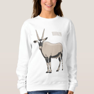 Oryx-Cartoon-Abbildung Sweatshirt
