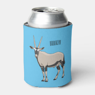 Oryx cartoon illustration dosenkühler