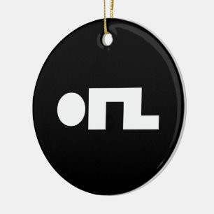 ORZ Emoticon Kaomoji Emoji Keramikornament