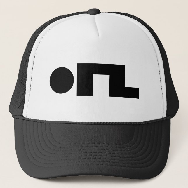 ORZ Emoticon Kaomoji Emoji Truckerkappe (Vorderseite)