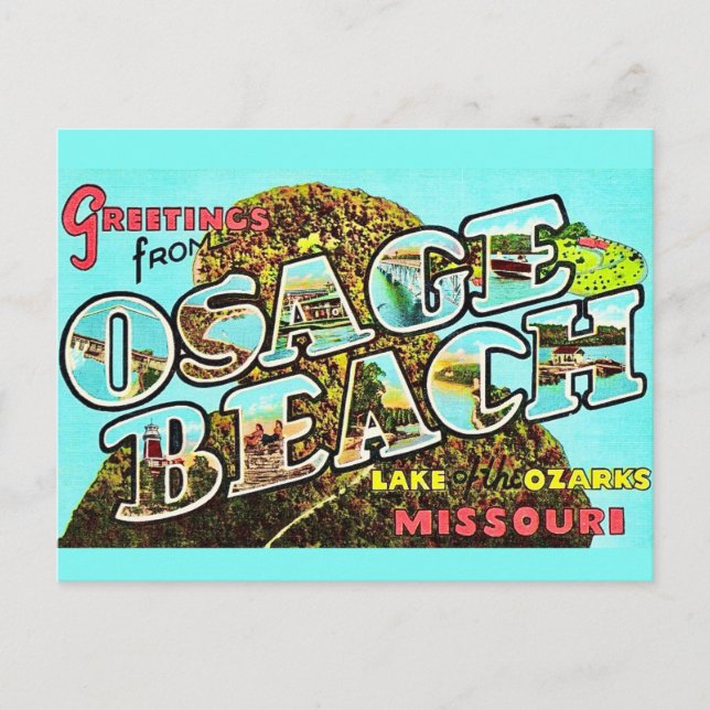 Osage Beach Postkarte  (Vorderseite)
