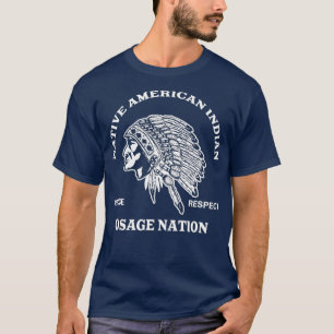 Osage Nation Inspirierte amerikanische Geschenke T-Shirt