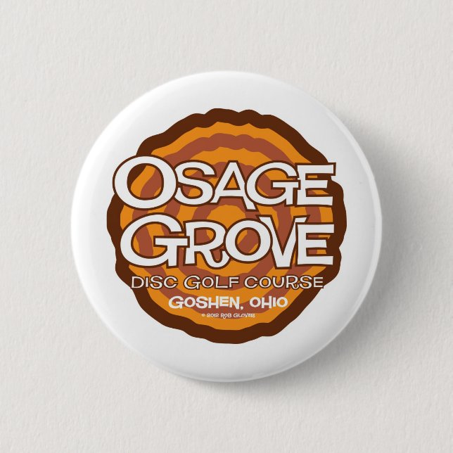 Osage-Waldungs-Disc-Golf Button (Vorderseite)