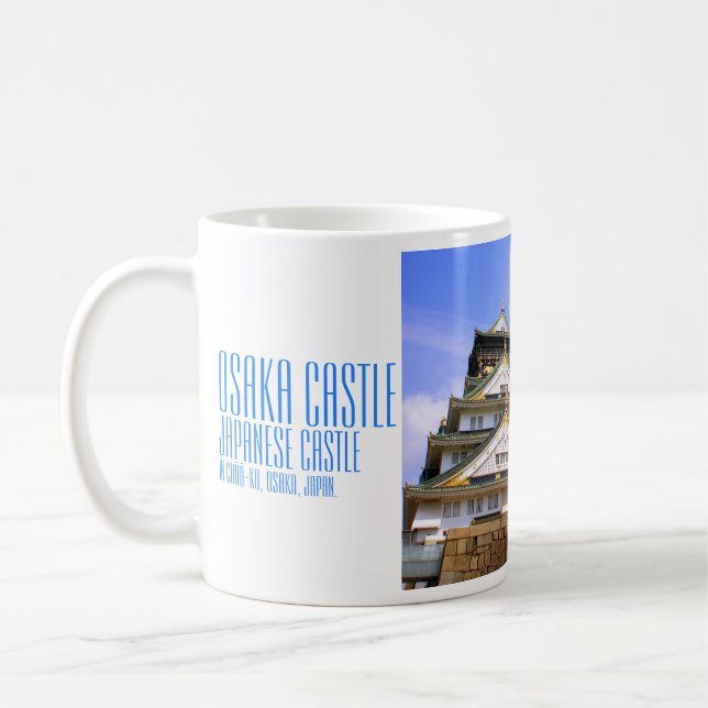 Osaka Castle：Mug Kaffeetasse (Links)