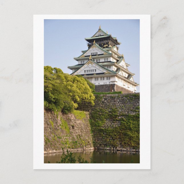 Osaka Castle Postkarte (Vorderseite)
