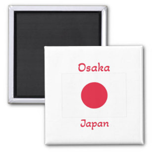 Osaka Japan Flag Magnet