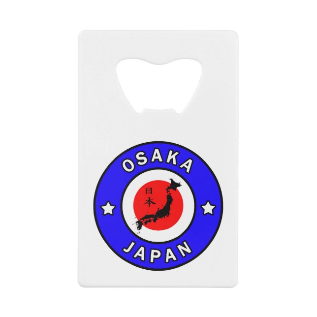 Osaka Japan Geldbeutel Flaschenöffner (Vorderseite)