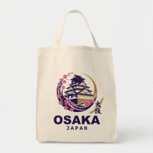 Osaka Japan Kirschblüten Tragetasche