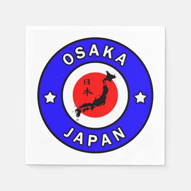 Osaka Japan Serviette (Vorderseite)