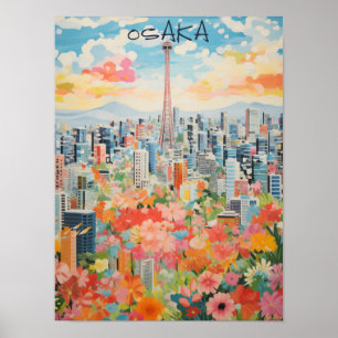 Osaka Japon Voyage Art Mural Urbain Esthétique