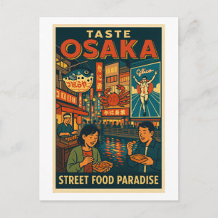 Osaka – Straßenfood-Paradies Postkarte