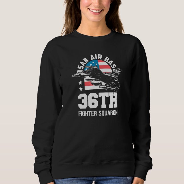 Osan Air Base 36th Fighter Squadron South Korea So Sweatshirt (Vorderseite)