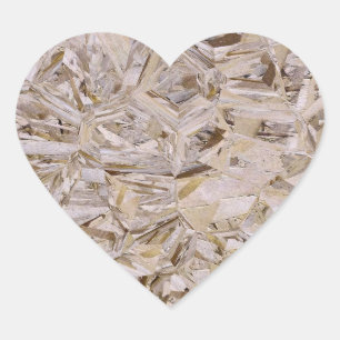 OSB-Bauholzdekor Herz-Aufkleber