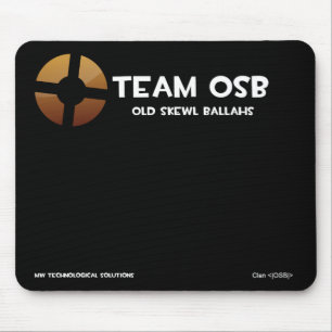 OSB Maus pad1 - besonders angefertigt Mousepad