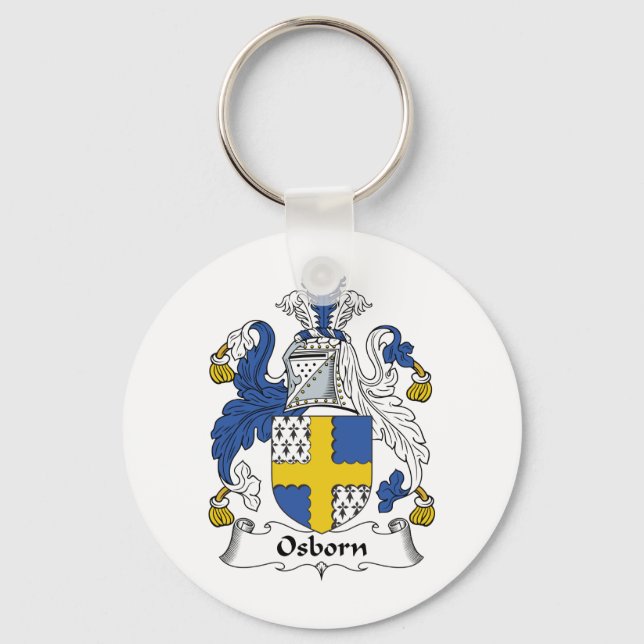 Osborn-Familienwappen Schlüsselanhänger (Vorderseite)