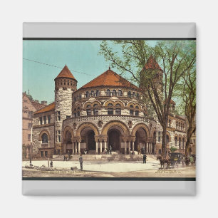 Osborn Hall, Yale College seltenes Photochrom Magnet