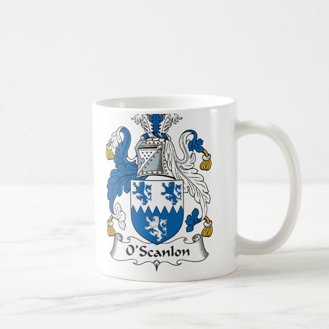 O'Scanlon Familienwappen Kaffeetasse (Rechts)