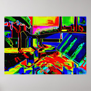 Oscar Bluemner - Abend Tones (modifiziert) Poster