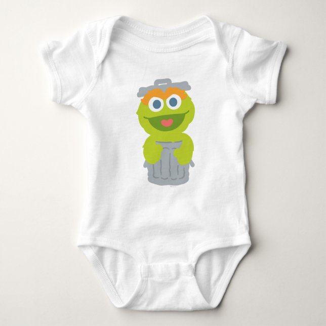 Oscar das Grouch Baby Strampler (Vorderseite)