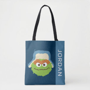 Oscar das Grouch-Wald-Gesicht Name hinzufügen Tasche
