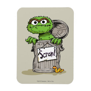 Oscar der Griesgram haut ab Magnet
