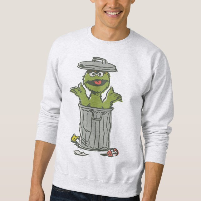 Oscar der Griesgram Vintage Sweatshirt (Vorderseite)