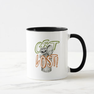 Oscar der Grouch B&W Sketch Zeichnend Tasse