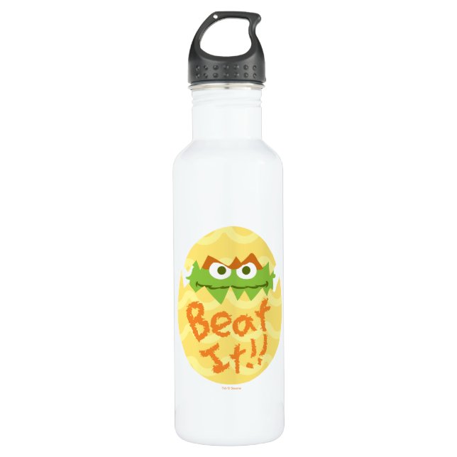 Oscar der Grouch Edelstahlflasche (Vorderseite)