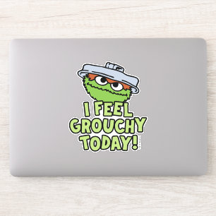Oscar der Grouch Ich fühle mich heute Grouchy! Aufkleber