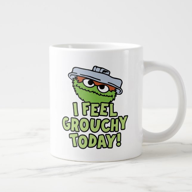 Oscar der Grouch | Ich fühle mich heute Grouchy! Jumbo-Tasse (Rechts)