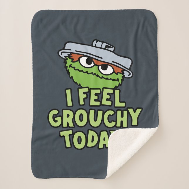Oscar der Grouch | Ich fühle mich heute Grouchy! Sherpadecke (Vorderseite)