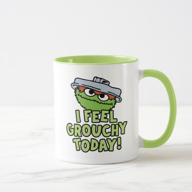 Oscar der Grouch | Ich fühle mich heute Grouchy! Tasse (Rechts)