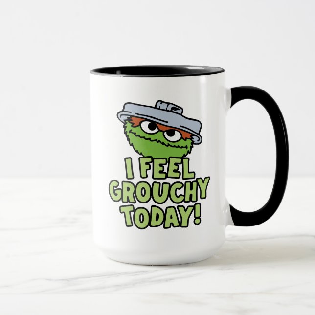Oscar der Grouch | Ich fühle mich heute Grouchy! Tasse (Rechts)